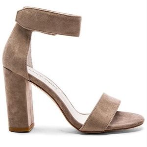 Jeffrey Campbell Taupe Lindsay Suede Pumps